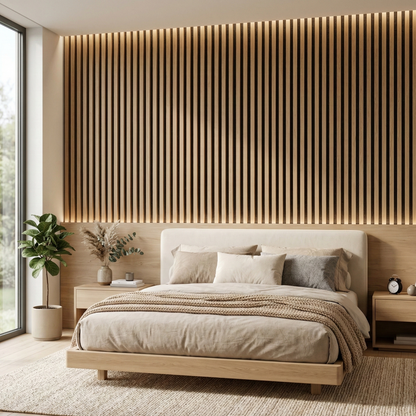 Architectural Acoustic Wood Panel – 270 × 110 cm